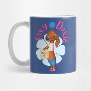 Foxie Doxie Dachshund Mug